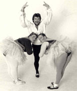 The Hippo Ballet, so named by its three stars, Patricia Fitzgerald (right), Frank Duncan and Marilyn